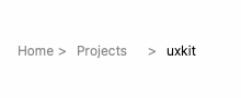 UXBreadcrumb on macOS